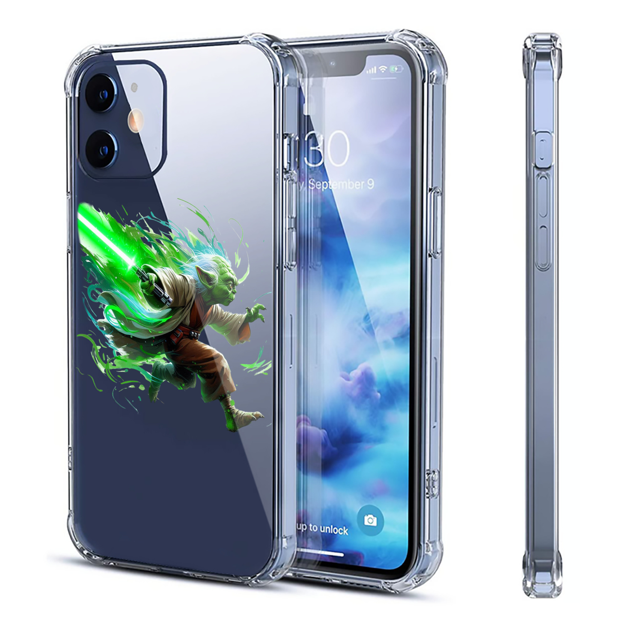 （画像用） スター・ウォーズ Star Wars 【iPhone 12シリーズ対応】透明スマホケース（クリアソフトケース）
